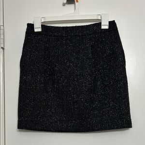 Ann Taylor Black Mini Skirt